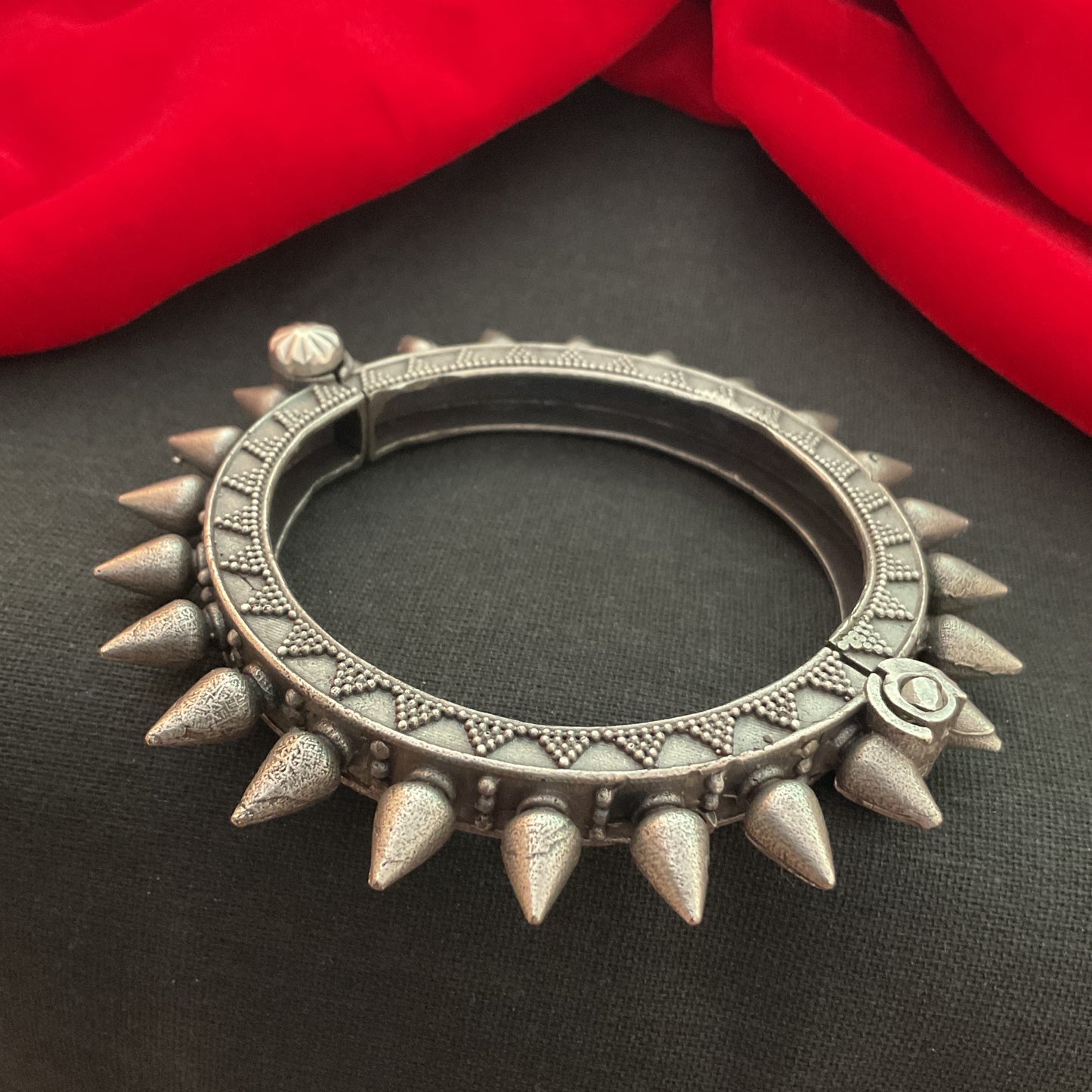 Devsena silver plated openable kada