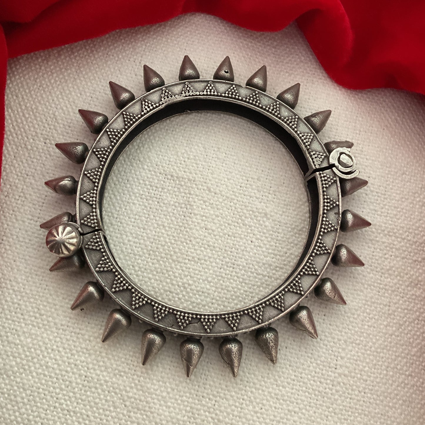 Devsena silver plated openable kada